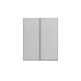 meinSchrank Schwebetürenschrank Regina 181 x 223 x 68 cm Grau