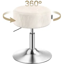 VASAGLE Sitzhocker, Schminkstuhl, höhenverstellbar,