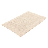 KLEINE WOLKE Badteppich Net 70 x 120 cm Baumwolle Beige Natur