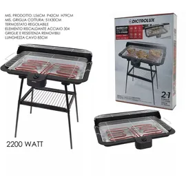 Nedis Elektro BBQ BBQE110BK