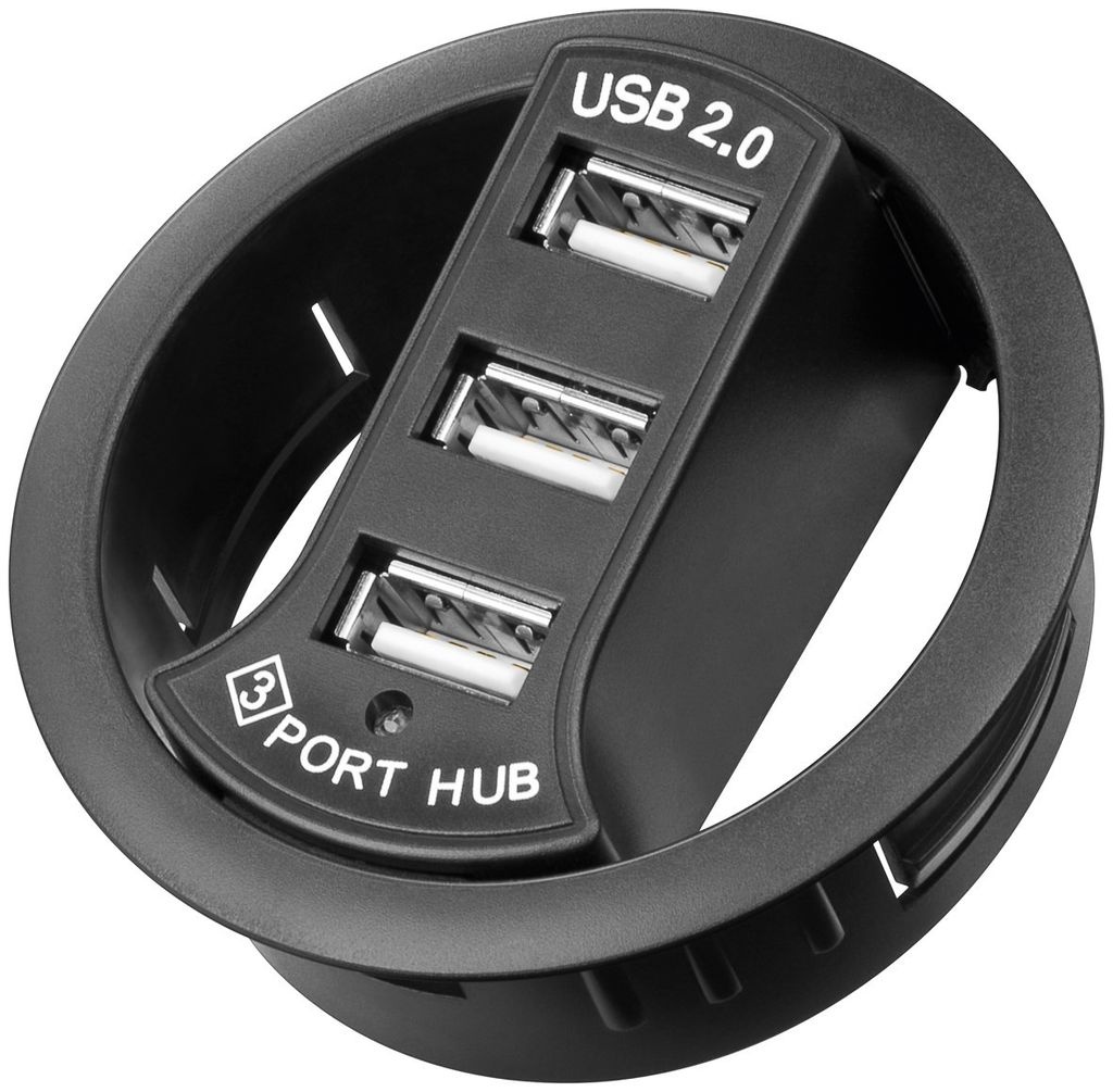 Wentronic USB - HUB EinbauHUB 3 Port 60mm, 60 mm, 60 mm
