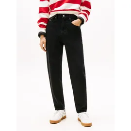 Tommy Hilfiger Mom Fit Jeans aus Baumwoll-Mix, Black, 29/32