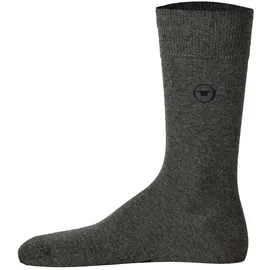 Tom Tailor Herren Socken im Pack - Basic, einfarbig Grau 43-46
