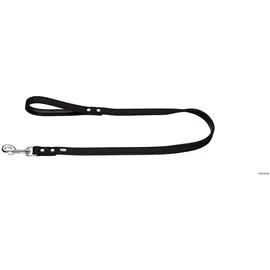 Hunter - Grundleder Lederarmband für Hunde (18/100) (schwarz)