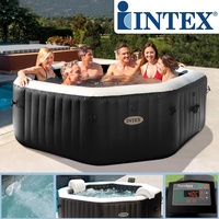 Intex Deluxe Whirlpool Spa Pool Badewanne aufblasbar Whirlwanne Outdoor Heizung
