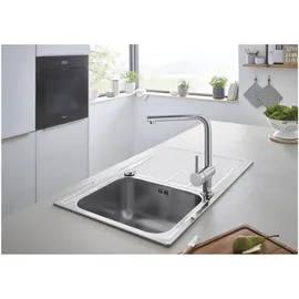 Grohe Minta Set aus Spüle und Küchenarmatur Edelstahl