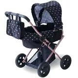 Olivia's Little World Puppenwagen 2-in-1 Klassiker Schwarz