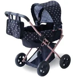 Olivia's Little World Puppenwagen 2-in-1 Klassiker Schwarz