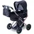 Olivia's Little World Puppenwagen 2-in-1 Klassiker Schwarz