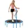 sportnow Fitness Trampolin klappbar 128 cm Blau/Orange