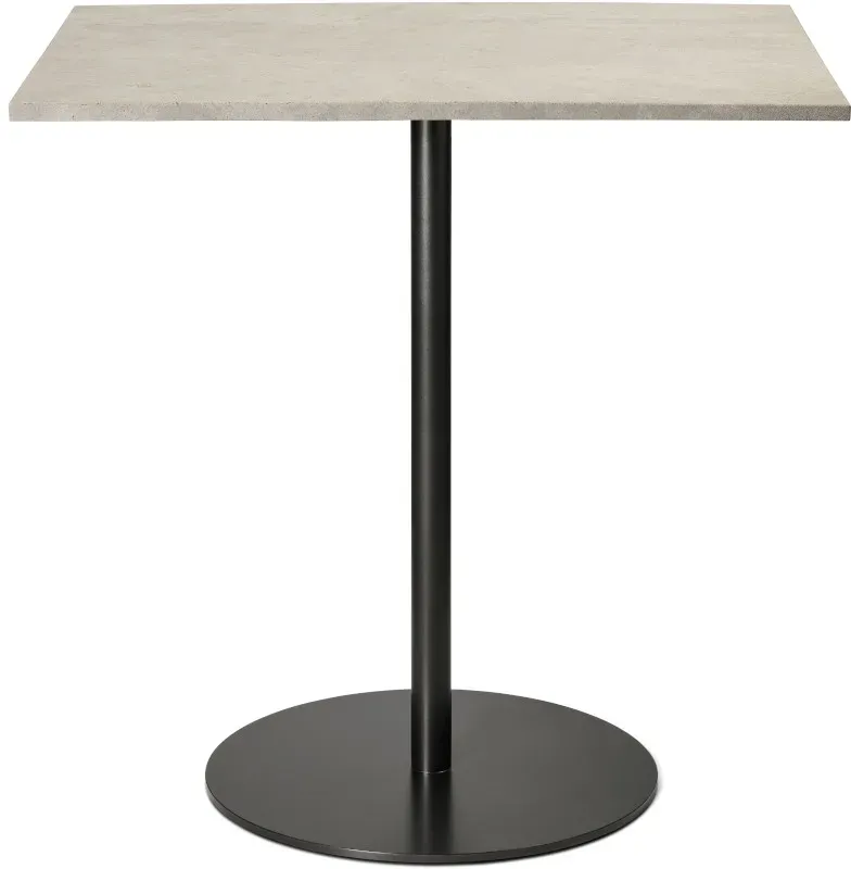 Mater Mater Cafe Tisch, 60 x 70 cm, wood waste grey