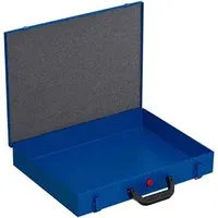 Allit Metall-Kleinteilekoffer EuroPlus Pro M 44H-1 unbestückt blau 44 x 7 x 37 cm
