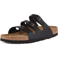 Birkenstock Florida Weichbettung Birko-Flor schmal schwarz 39