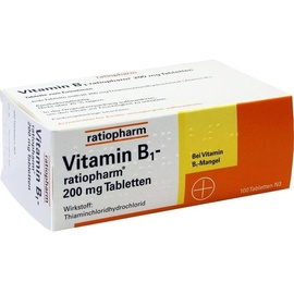 Ratiopharm Vitamin B1-ratiopharm 200 mg Tabletten 100 St.