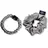 AILORIA Set Scrunchies S und M aus Seide DOUX
