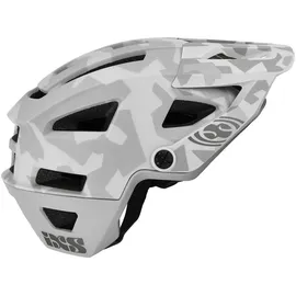 IXS Trigger AM MIPS Mountainbike/E-Bike/Fahrradhelm, Grau mit Camouflage-Muster, Taille SM