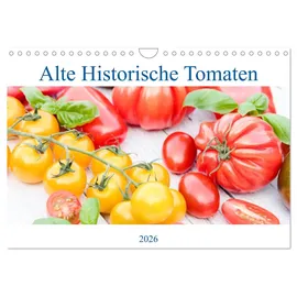 Calvendo Alte Historische Tomaten (Wandkalender 2026 DIN A4 quer), CALVENDO Monatskalender: