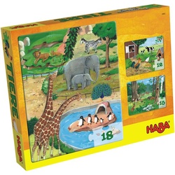 HABA - Puzzlesortiment 12/15/18 Teile - Tiere