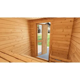 Weka Naantali inkl. 9 kW Saunaofen + isolierte Rahmentür