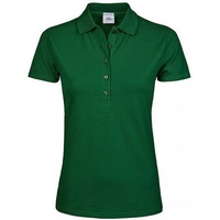 Tee Jays Ladies' Luxury Stretch Polo-Forest Green-L