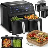 Berdsen Heißluftfritteuse BD-653 schwarz/silber