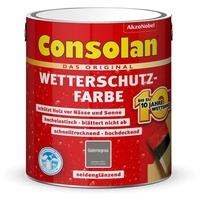 CONSOLAN Wetterschutzfarbe Galeriegrau 2,5l - 5844412