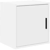 vidaXL Garagen-Wandschrank Weiß Holzwerkstoff
