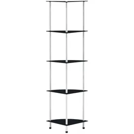 vidaXL Bücherregal 30 x 30 x 130 cm Schwarz