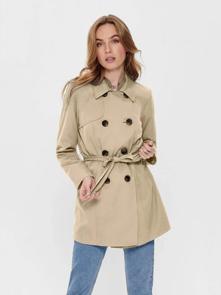 ONLY Trenchcoat Valerie (1-tlg) braun M