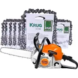 Set: Stihl MS 182 Motorsäge + 20 Profi C Sägeketten (35 cm) 3/8P1.3-50+Profi C Führungsschiene
