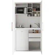 Respekta Küchenzeile Peter 104 cm weiß