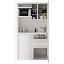 Respekta Küchenzeile Peter 104 cm weiß