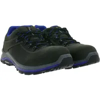 GARSPORT Kuruk Low S3 Herren & Damen Sicherheits-Schuhe mit Michelin-Arrow-HRO-Gummisohle Echtleder-Schuhe Arbeits-Schuhe MGDS1090019 2015 Grau/Blau - 42