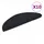 vidaXL Stufenmatte 56 x 17 cm Schwarz