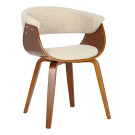 CLP 2er Set Stühle Bruce mit Stoffbezug I Esszimmerstuhl mit Rückenlehne I Sessel Mit Polsterung und Holzgestell Bis 150 kg belastbar