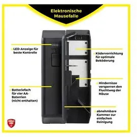 Protect Home Elektronische Mausefalle 1 Stück