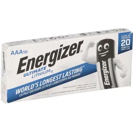 Energizer 10x Energizer Ultimate Batterie Lithium LR03 1.5V AAA