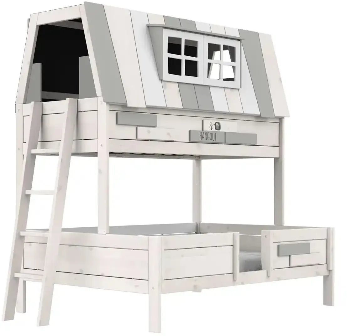 Lifetime Etagenbett 90/140cm   ¦ weiß ¦ Maße (cm): B: 248 H: 227 T: 152.0
