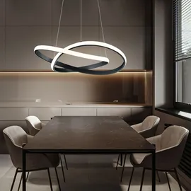 RL LED Design Hänge Decken Lampe Wohn Ess Zimmer Pendel Leuchte DIMMBAR Höhenverstellbar Reality Leuchten R32051132