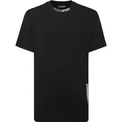 PLEIN SPORT Herren Shirt BARCODE, Schwarz, 4XL