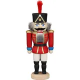 Seiffener Volkskunst eG Nussknacker Husar 15 cm rot