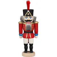 Seiffener Volkskunst eG Nussknacker Husar 15 cm rot