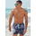 VENICE BEACH Badeshorts Venice Beach Batikdruck Blau L