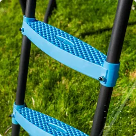Thunder Gartentrampolin Ultra 366 cm inkl. Sicherheitsnetz Blau
