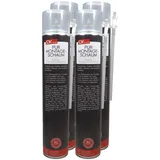 MONTAGESCHAUM B2 4x 750ml Adapterschaum Bauschaum PU-Schaum Zargenschaum