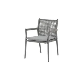 Möbel Kraft Ropero Stapelstuhl 61 x 60,5 x 84 cm grau
