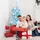 Costway Mini Künstlicher Weihnachtsbaum Blau 90 cm