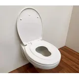 Famanu Toilettensitz für Kinder mit extra Kindersitz - Duroplast, Softclose, abnehmbar