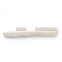 Micadoni Sofa Miley, modular 5-Sitzer beige