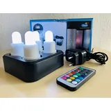 Duni LED Station 4er Set Multicolour